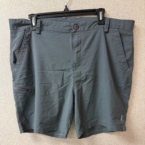 tasc Performance Men Size 38 cargo lightweight gray‎ shorts bamboo